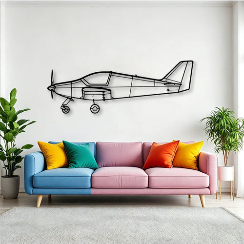 03 Loiret Classic Aircraft Silhouette Metal Wall Art - Tinvibe