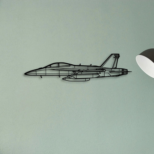 108 2 5 Classic Aircraft Silhouette Metal Wall Art - Tinvibe