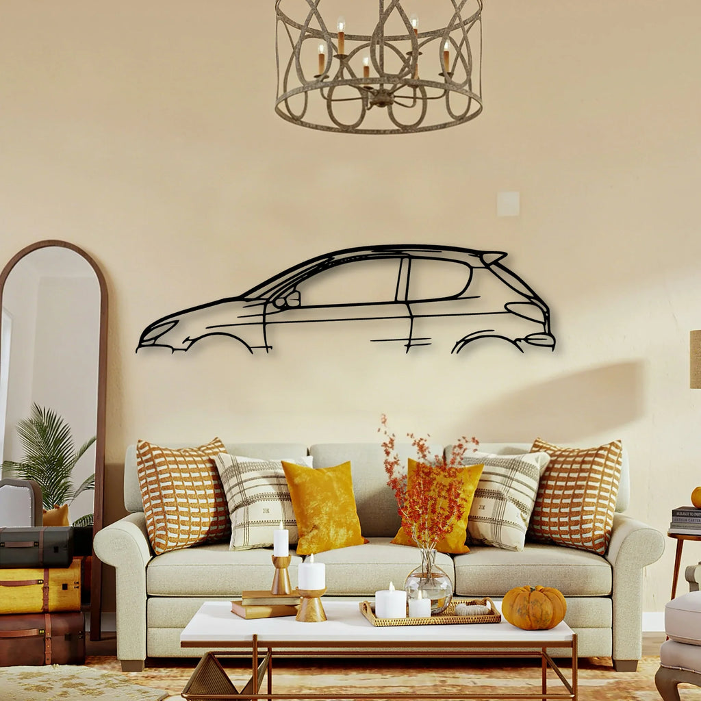 206 Classic Silhouette Metal Wall Art - Tinvibe