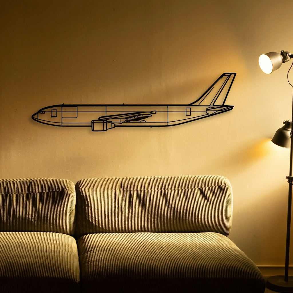 210 Centurion Classic Aircraft Silhouette Metal Wall Art - Tinvibe