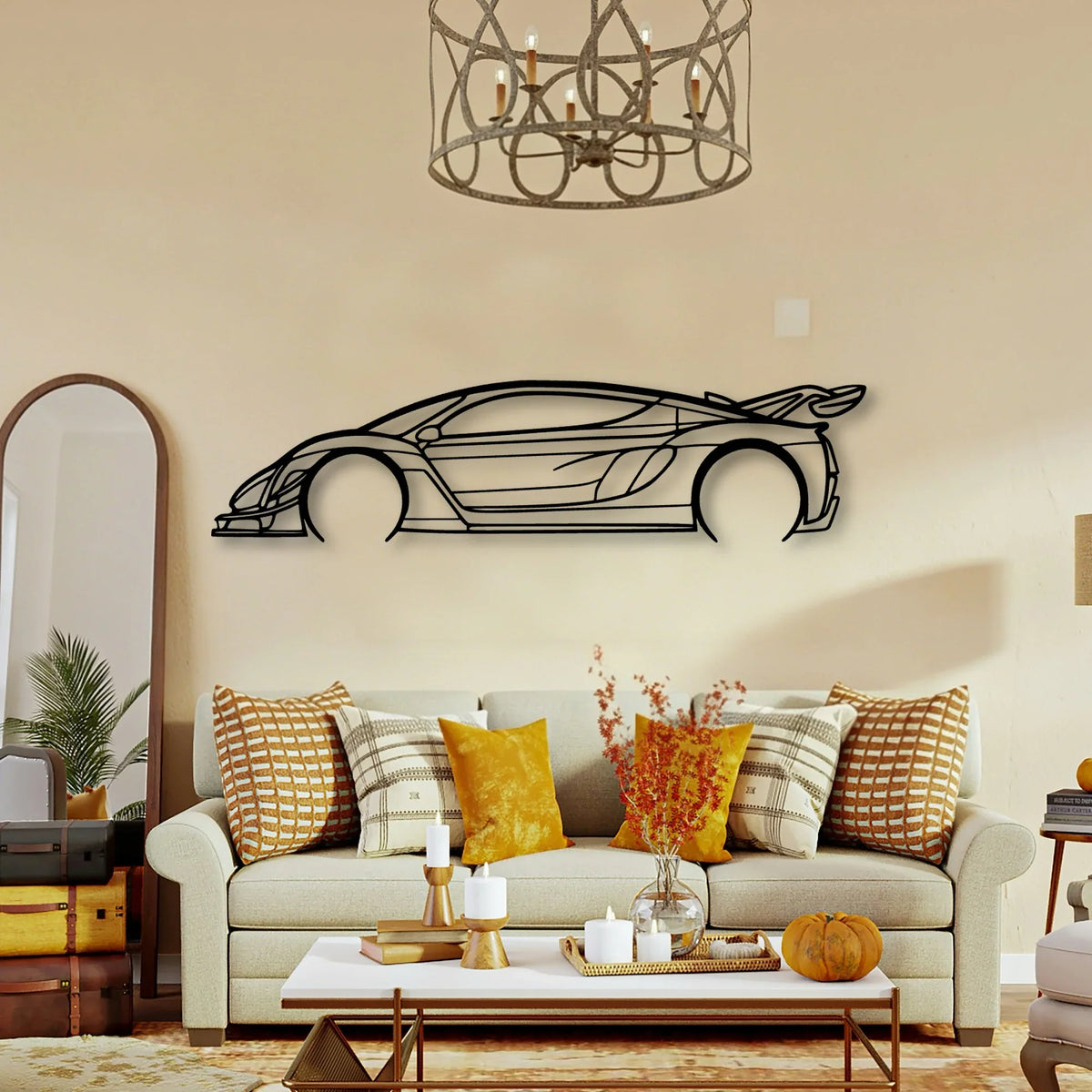 21C Classic Silhouette Metal Wall Art - Tinvibe