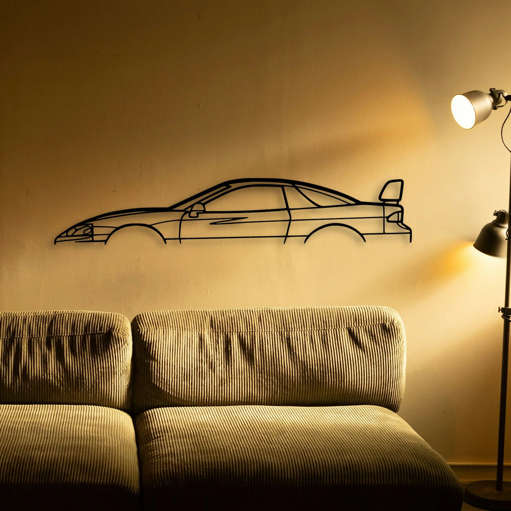 3000GT 1999 Classic Silhouette Metal Wall Art - Tinvibe