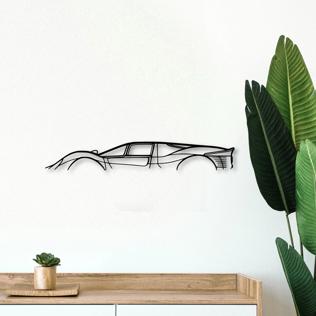 330 P4 Classic Silhouette Metal Wall Art - Tinvibe
