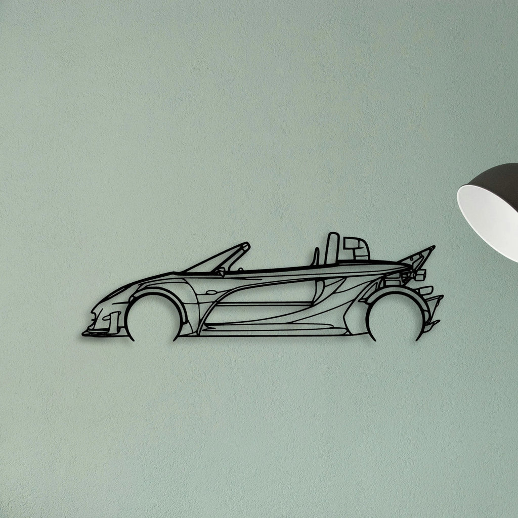 340R 2002 Classic Silhouette Metal Wall Art - Tinvibe