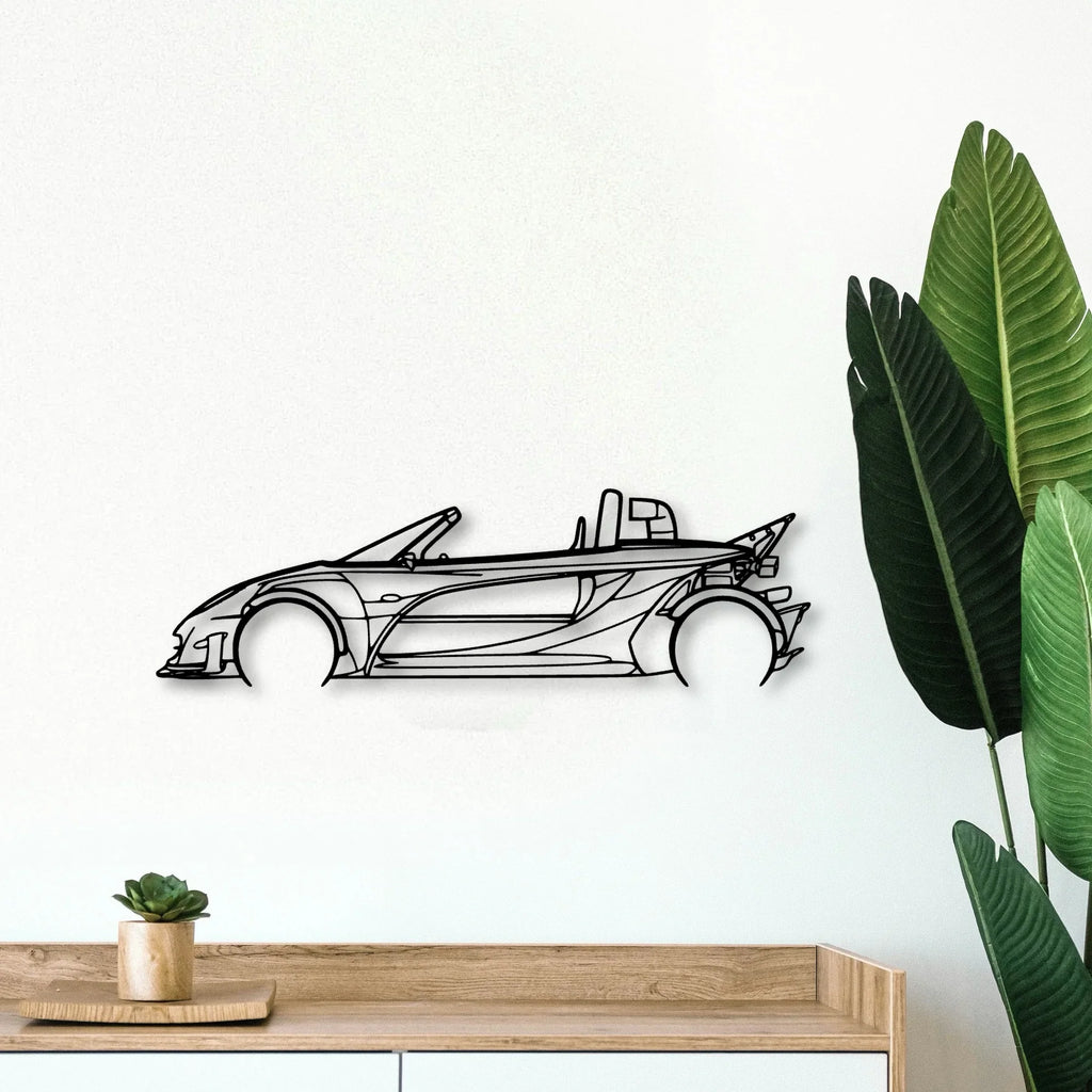 340R 2002 Classic Silhouette Metal Wall Art - Tinvibe