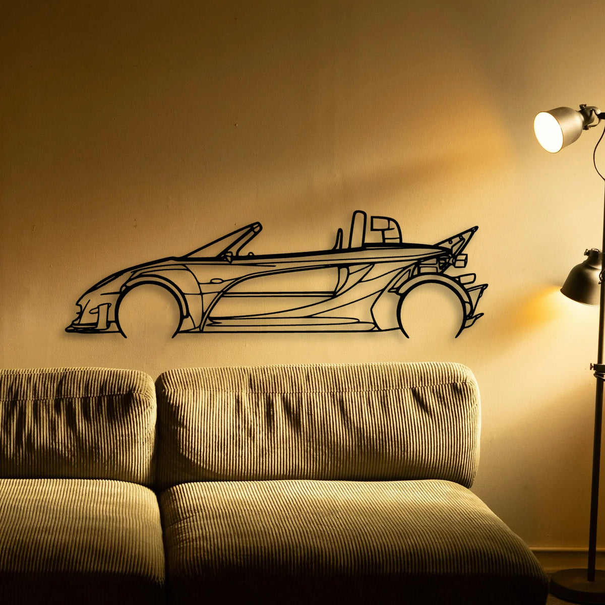 340R 2002 Classic Silhouette Metal Wall Art - Tinvibe