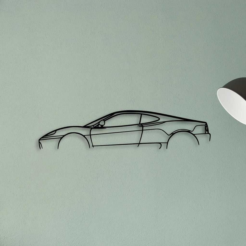 360 Modena Classic Silhouette Metal Wall Art - Tinvibe