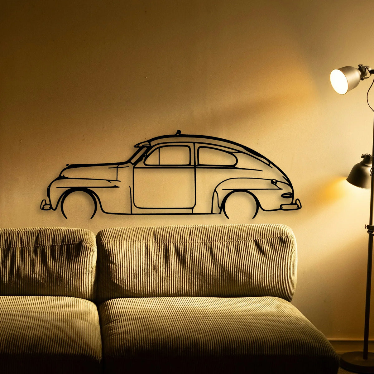 444 1952 Classic Silhouette Metal Wall Art - Tinvibe