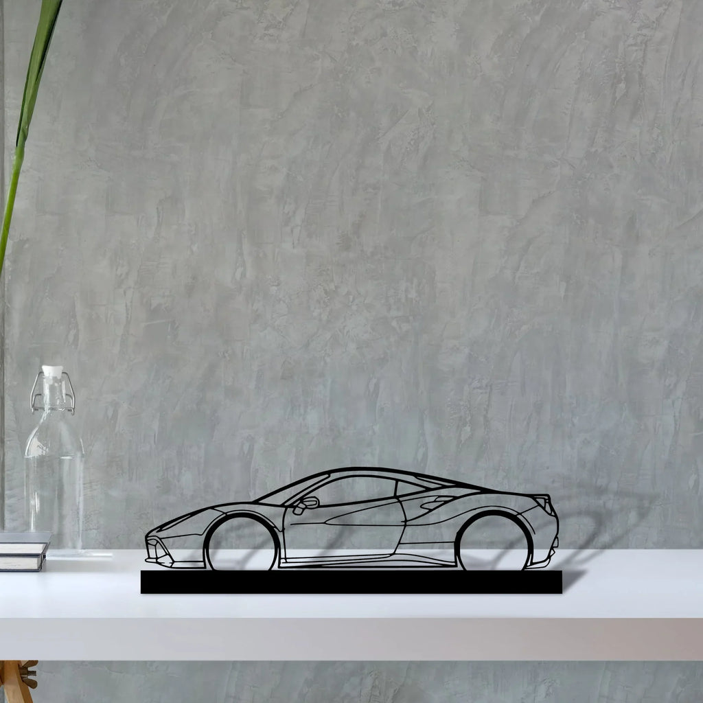 488-gtb Silhouette Metal Art Stand - Tinvibe
