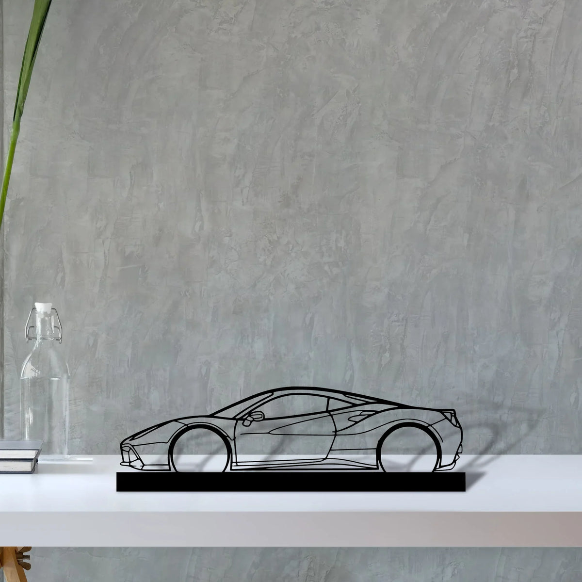 488-gtb Silhouette Metal Art Stand - Tinvibe
