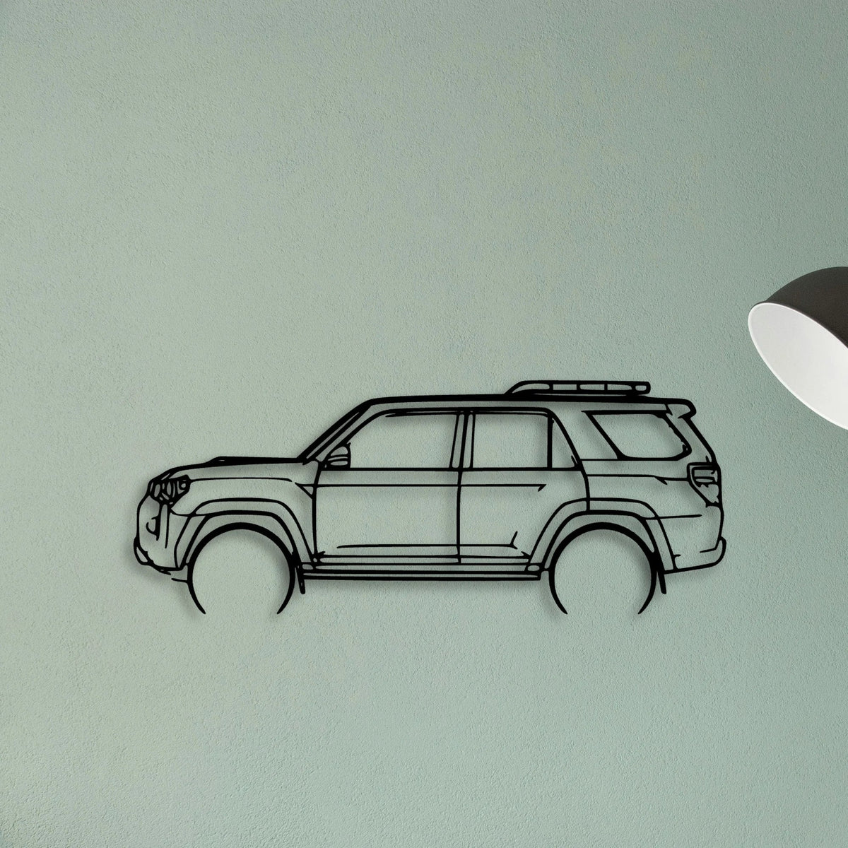 4Runner TRD PRO 2022 Classic Silhouette Metal Wall Art - Tinvibe