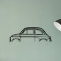 500 1971 Classic Silhouette Metal Wall Art - Tinvibe