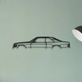 500 SEC AMG Classic Silhouette Metal Wall Art - Tinvibe