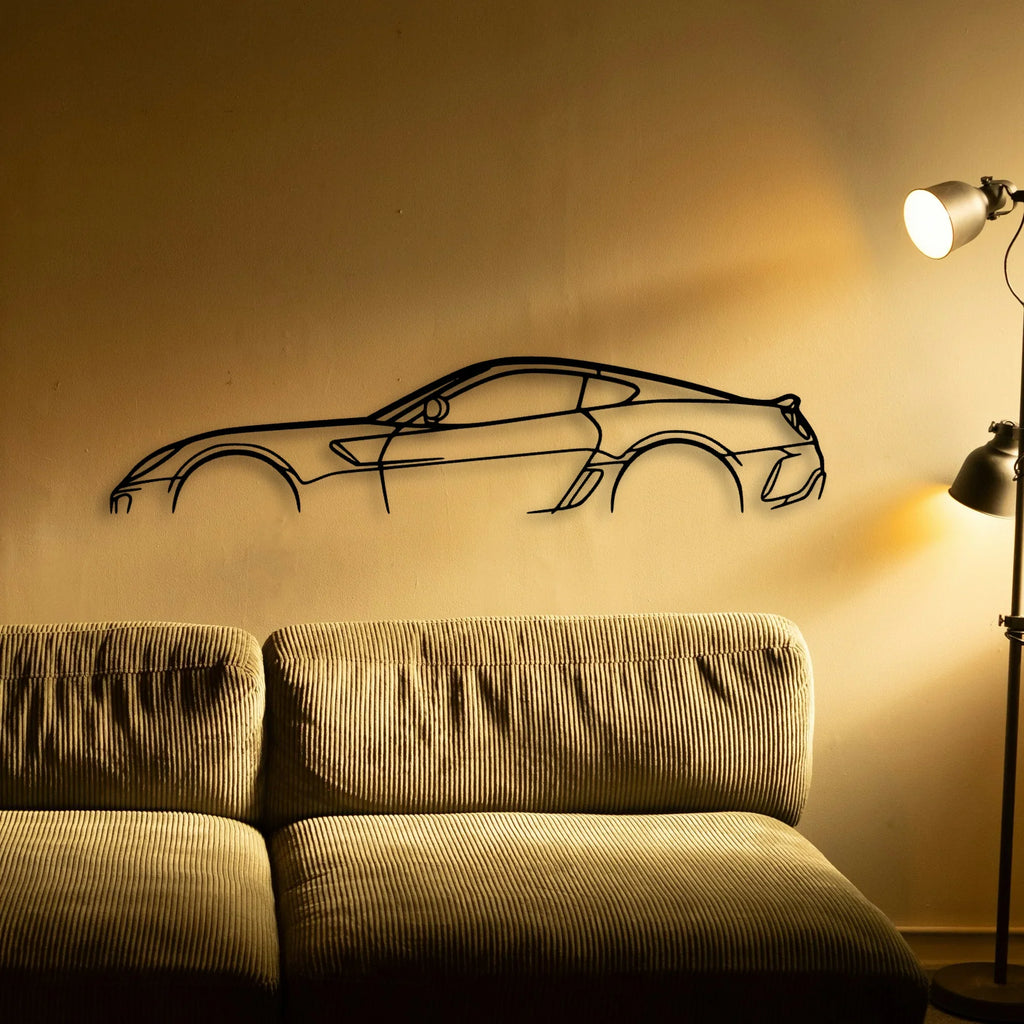 599 GTO Classic Silhouette Metal Wall Art - Tinvibe