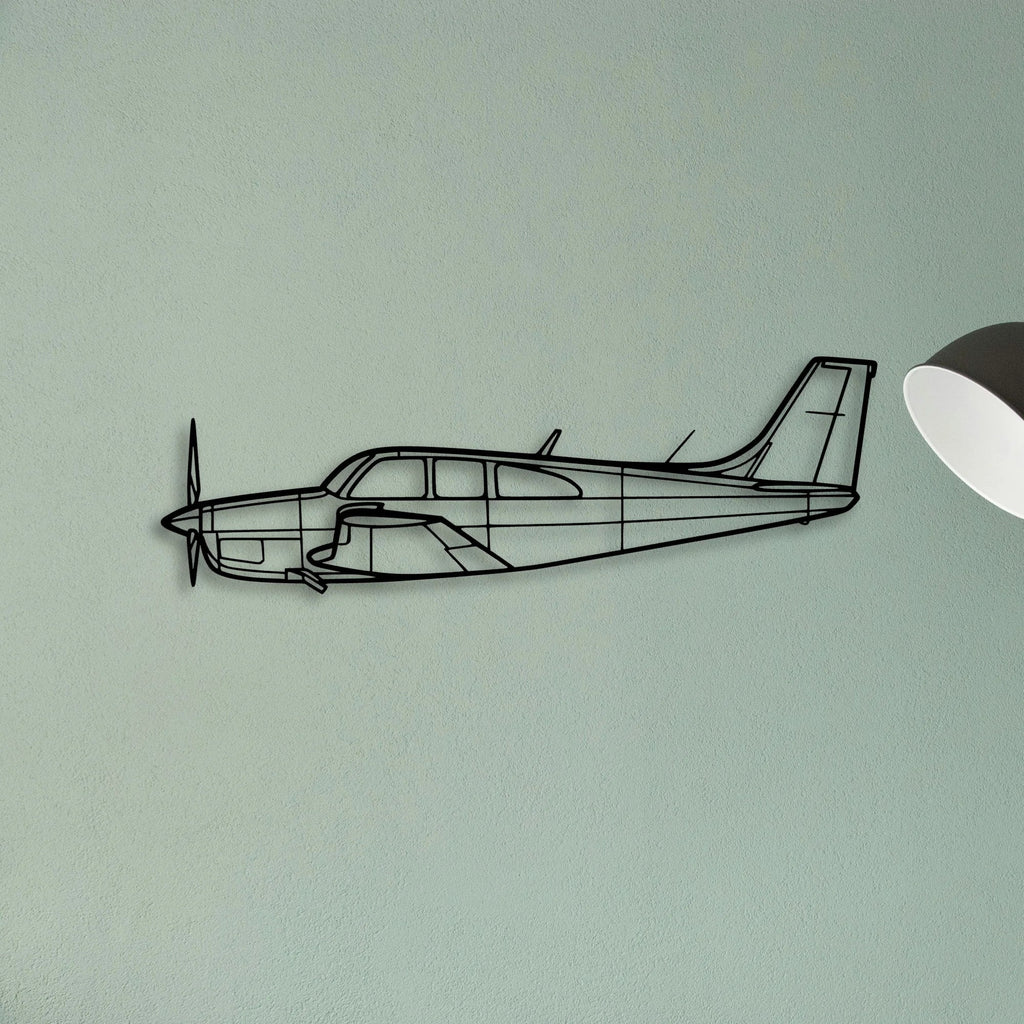 600M Sls 2 Classic Aircraft Silhouette Metal Wall Art - Tinvibe