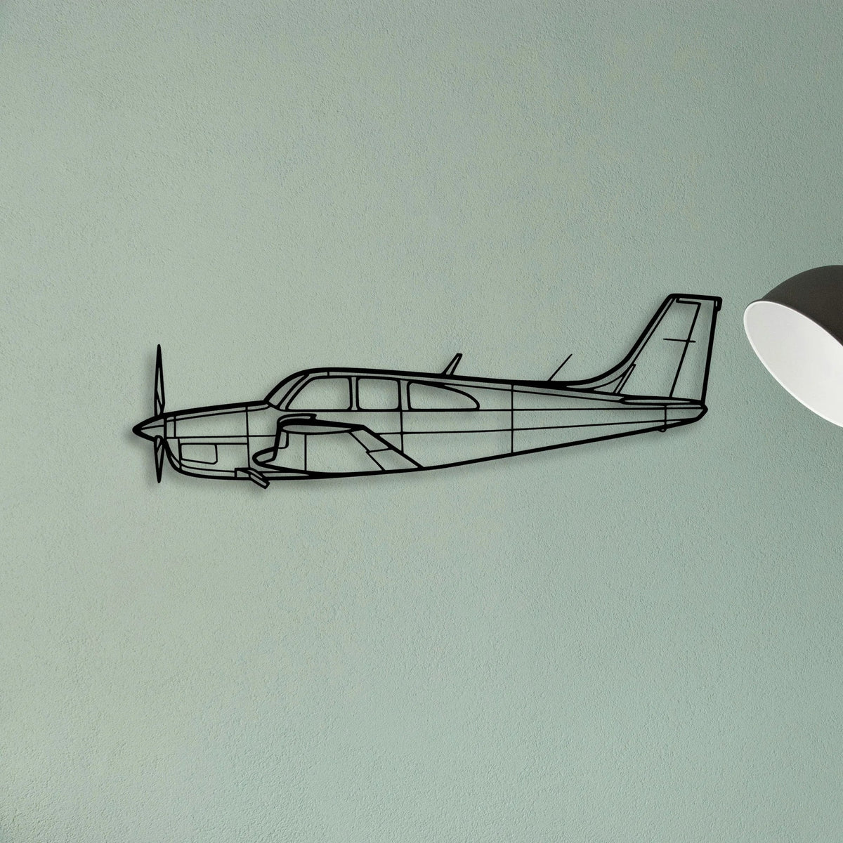 600M Sls 2 Classic Aircraft Silhouette Metal Wall Art - Tinvibe