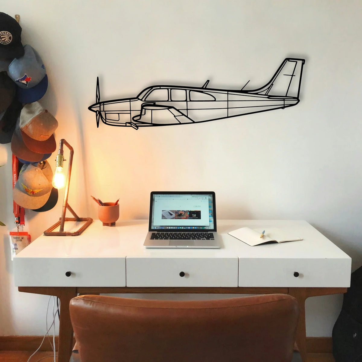 600M Sls 2 Classic Aircraft Silhouette Metal Wall Art - Tinvibe