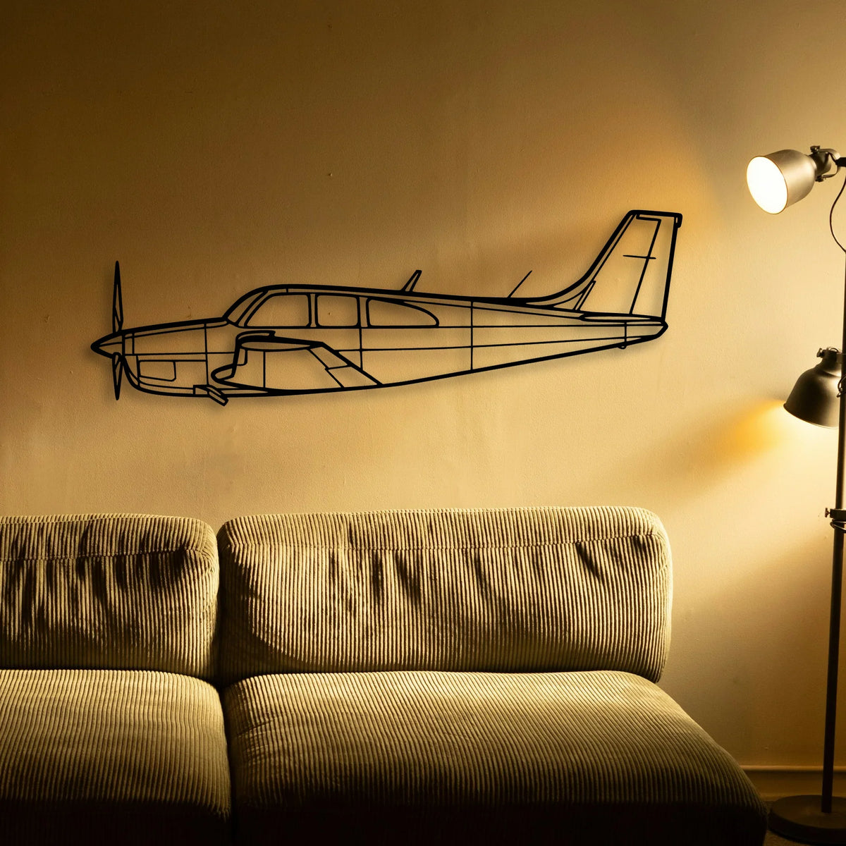 600M Sls 2 Classic Aircraft Silhouette Metal Wall Art - Tinvibe
