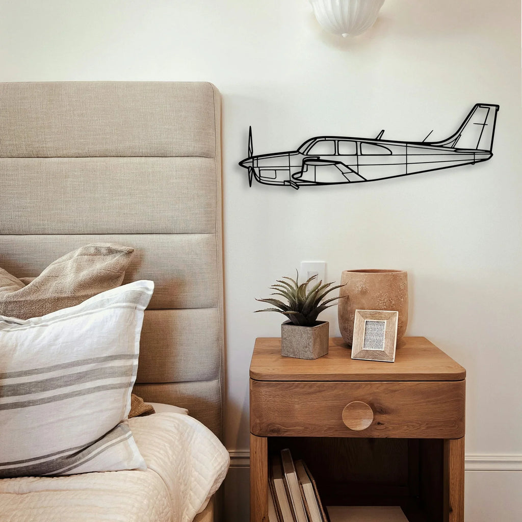 600M Sls 2 Classic Aircraft Silhouette Metal Wall Art - Tinvibe