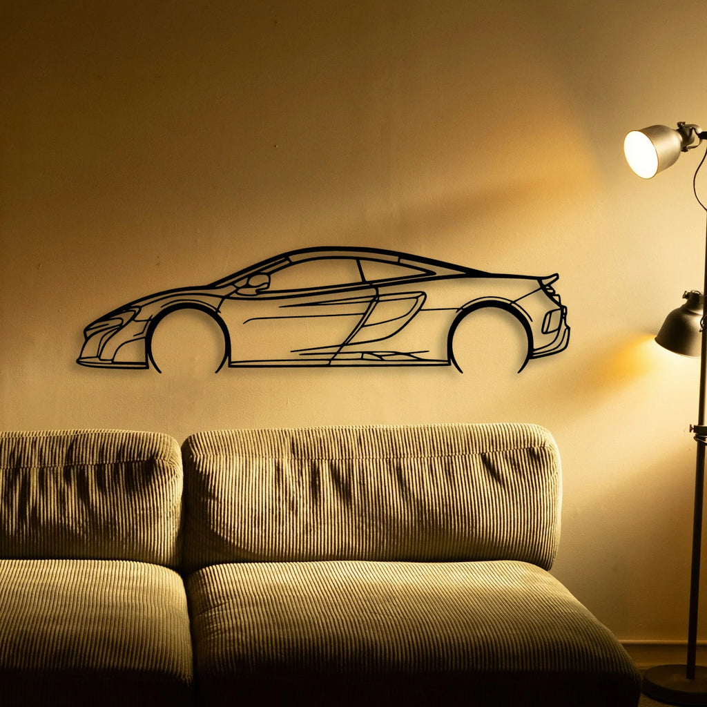 675 LT 2016 Classic Silhouette Metal Wall Art - Tinvibe