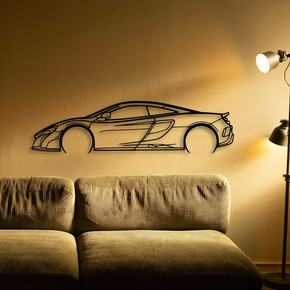 675 LT 2016 Classic Silhouette Metal Wall Art - Tinvibe