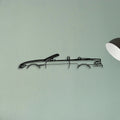 6 Series Convertible Classic Silhouette Metal Wall Art - Tinvibe