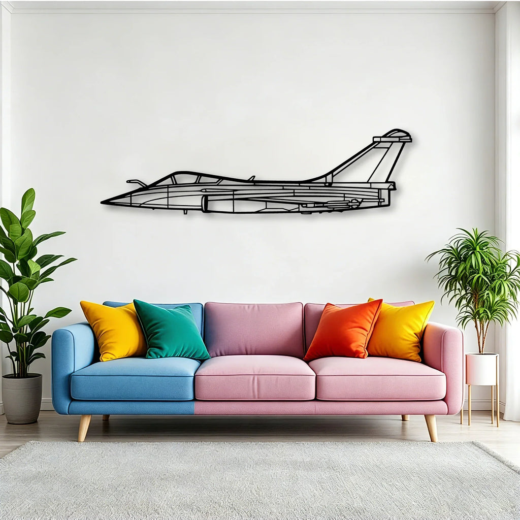 737 2 Classic Aircraft Silhouette Metal Wall Art - Tinvibe