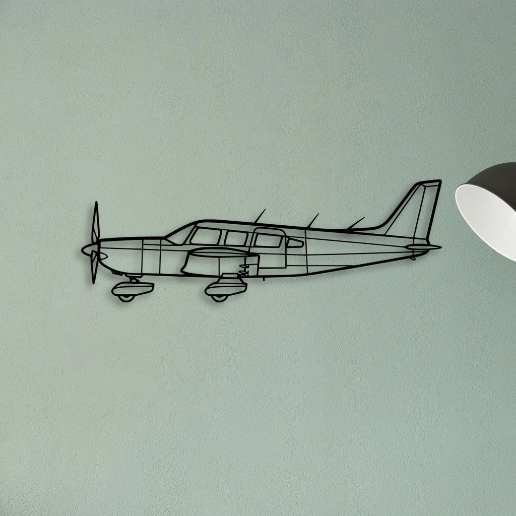 747 400F 4 Classic Aircraft Silhouette Metal Wall Art - Tinvibe