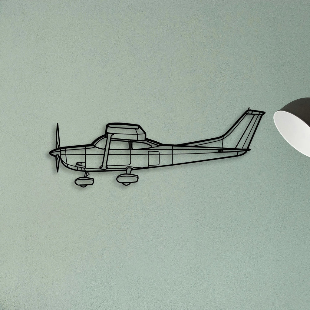 747 800 Classic Aircraft Silhouette Metal Wall Art - Tinvibe