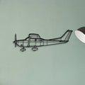 747 800 Classic Aircraft Silhouette Metal Wall Art - Tinvibe