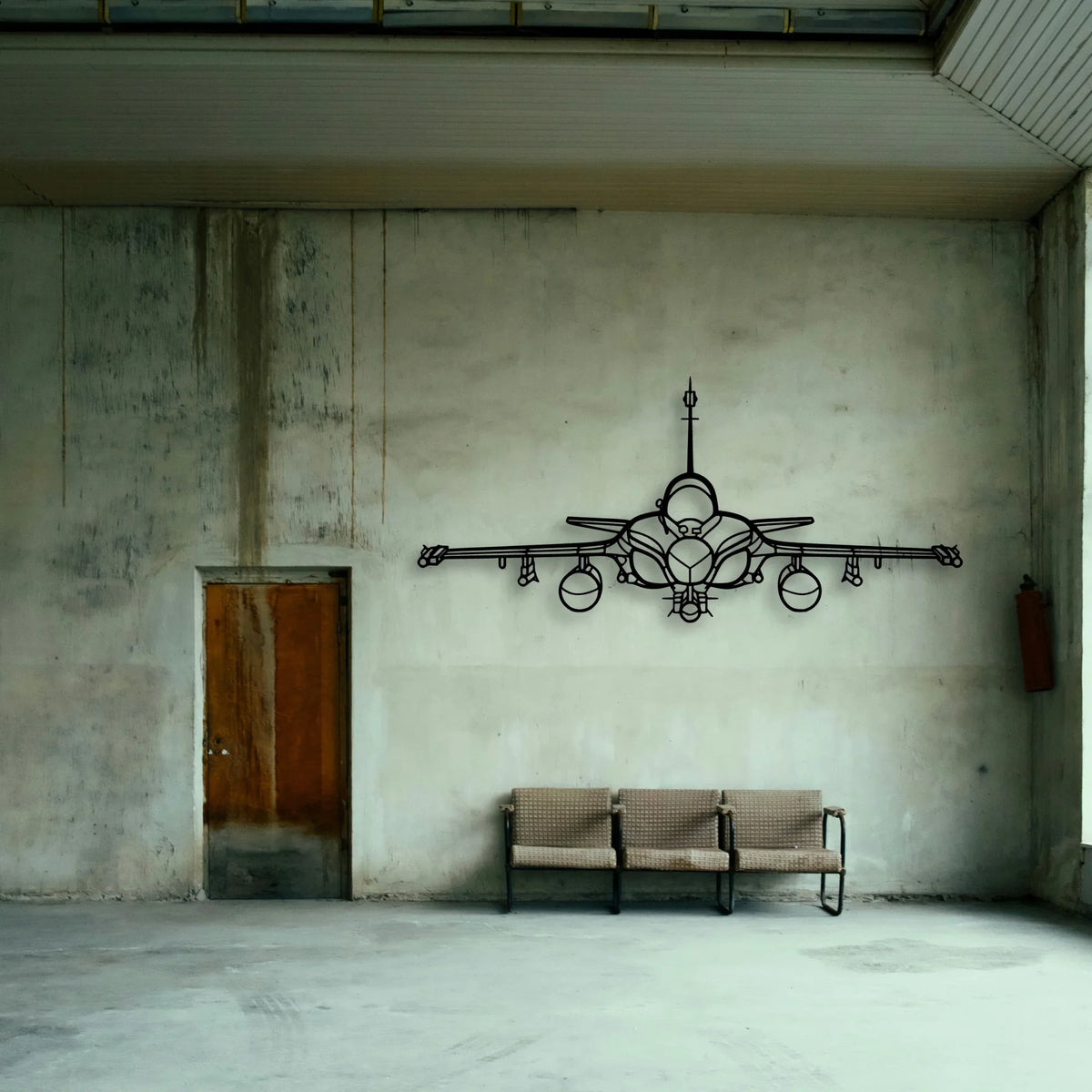 757 200 3 Classic Aircraft Silhouette Metal Wall Art - Tinvibe