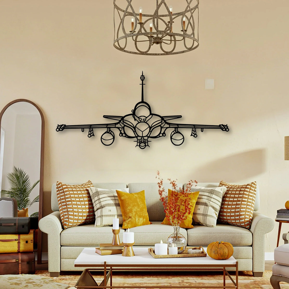 757 200 3 Classic Aircraft Silhouette Metal Wall Art - Tinvibe