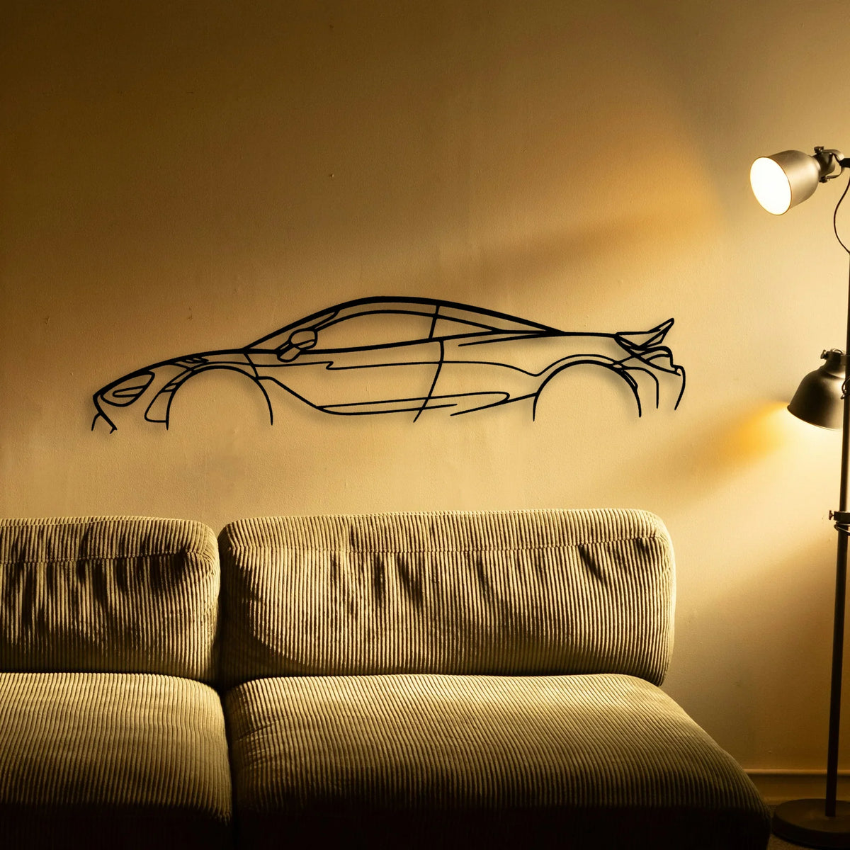 765 LT 3 Classic Silhouette Metal Wall Art - Tinvibe