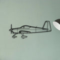 777 300ER 4 Classic Aircraft Silhouette Metal Wall Art - Tinvibe
