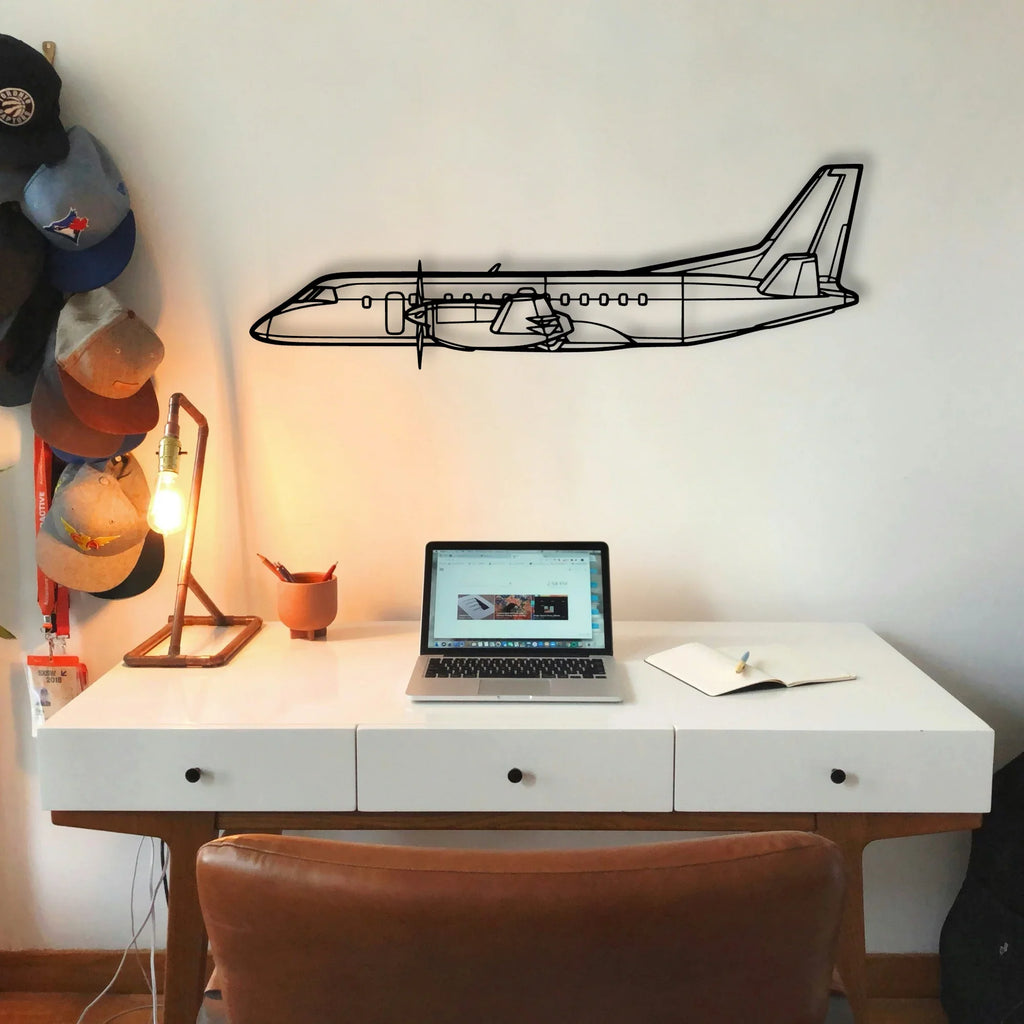 777F Classic Aircraft Silhouette Metal Wall Art - Tinvibe