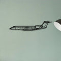 787 2 Classic Aircraft Silhouette Metal Wall Art - Tinvibe