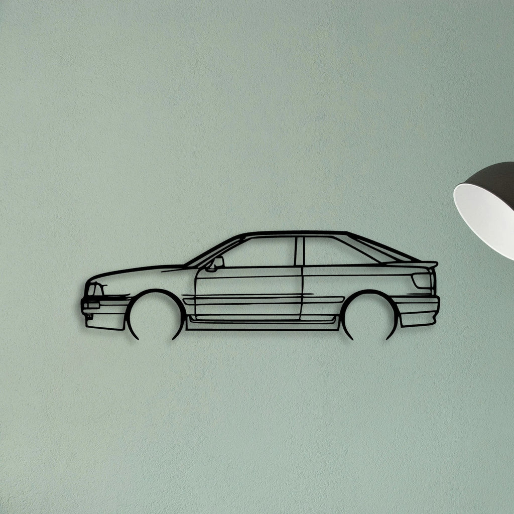 80 S2 1992 Classic Silhouette Metal Wall Art - Tinvibe