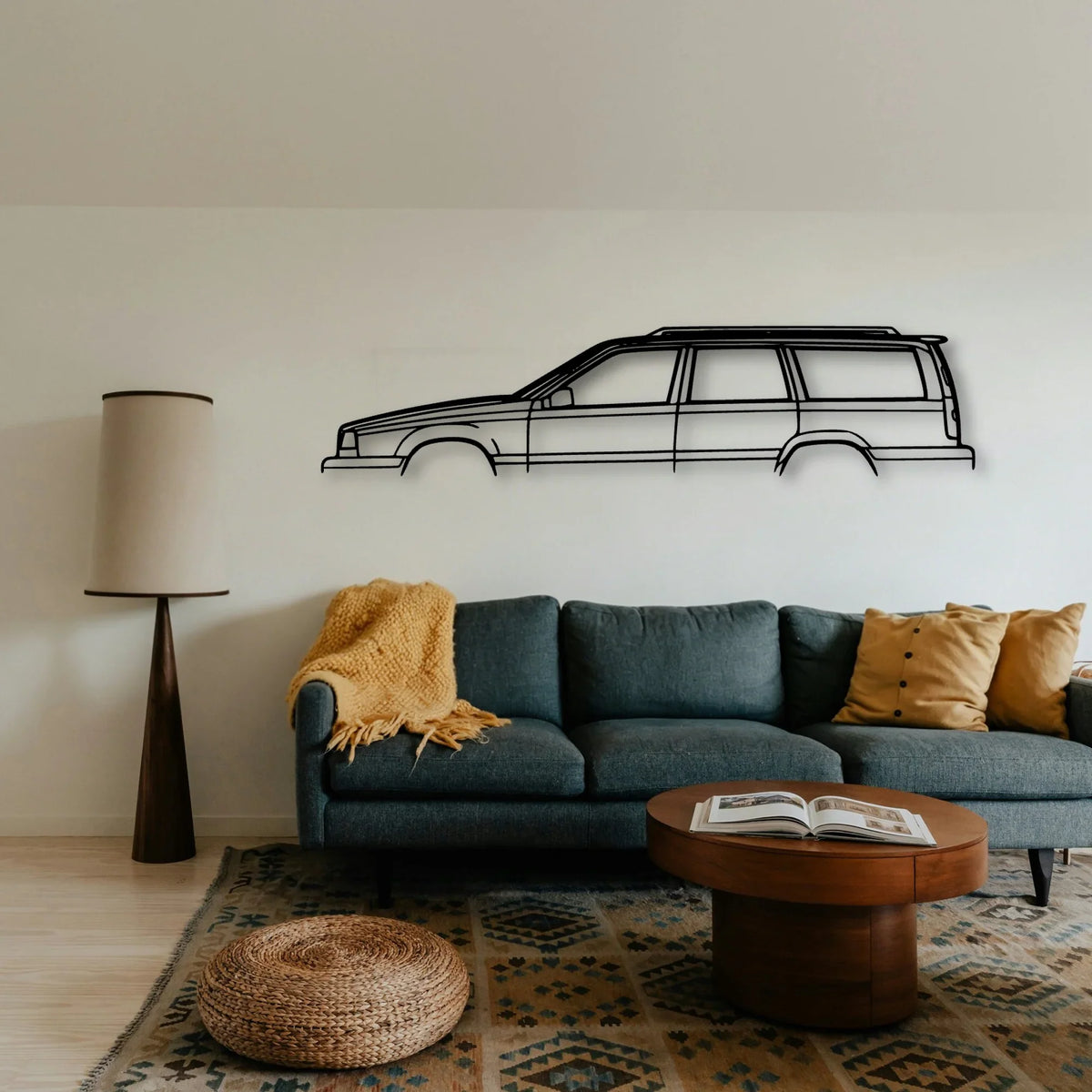 850 1996 Classic Silhouette Metal Wall Art - Tinvibe