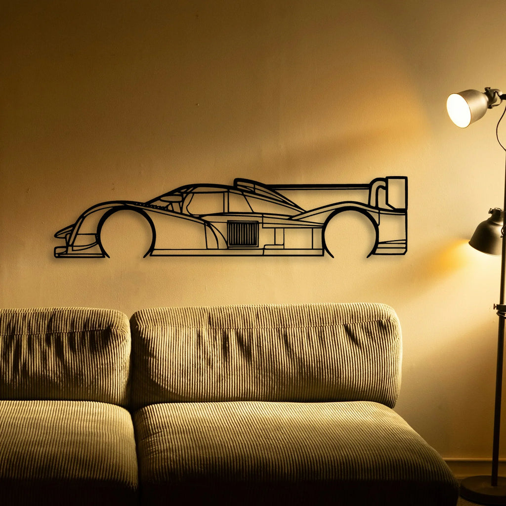 908 LMP1 2011 Classic Silhouette Metal Wall Art - Tinvibe