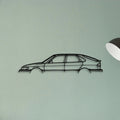 93 SE 2001 Classic Silhouette Metal Wall Art - Tinvibe