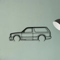 93 TYP 2 Classic Silhouette Metal Wall Art - Tinvibe