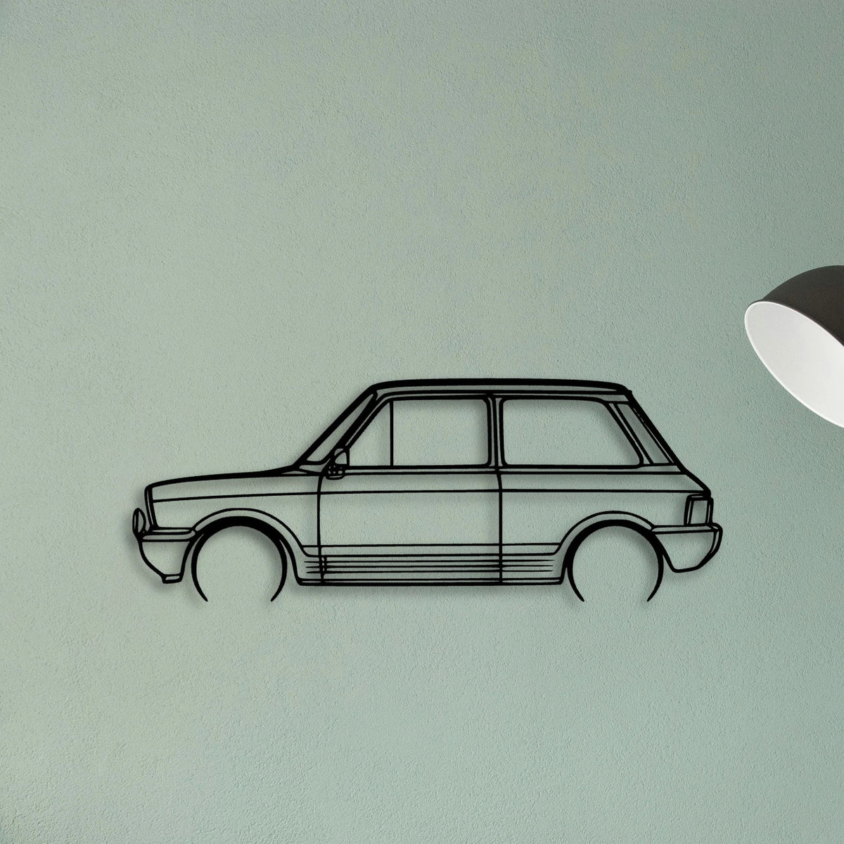 A112 1984 Classic Silhouette Metal Wall Art - Tinvibe