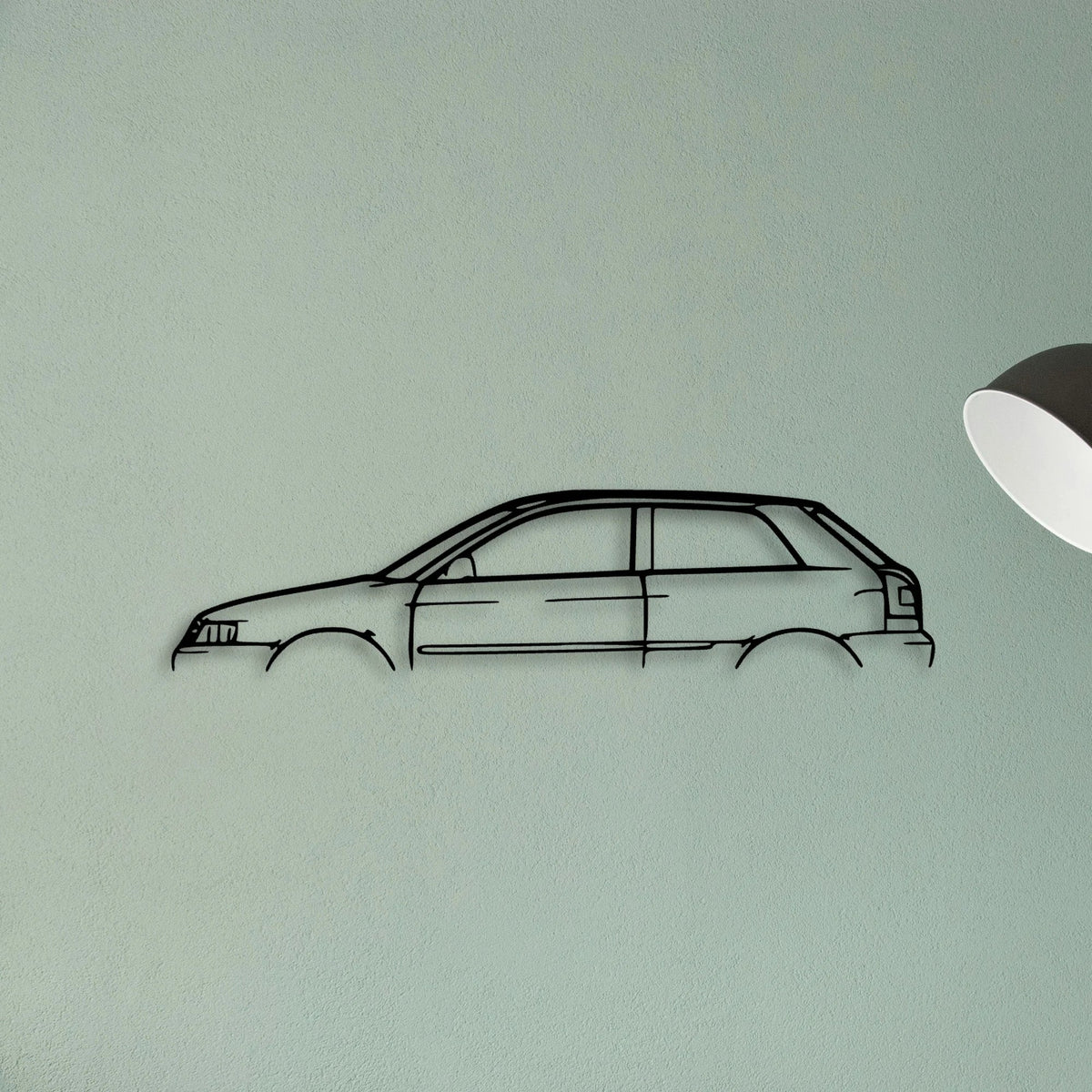 A3 S3 2000 Classic Silhouette Metal Wall Art - Tinvibe