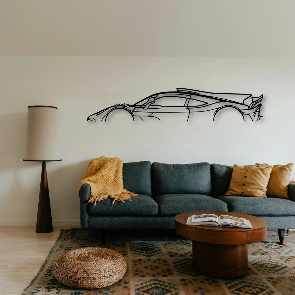 AMG ONE Classic Silhouette Metal Wall Art - Tinvibe