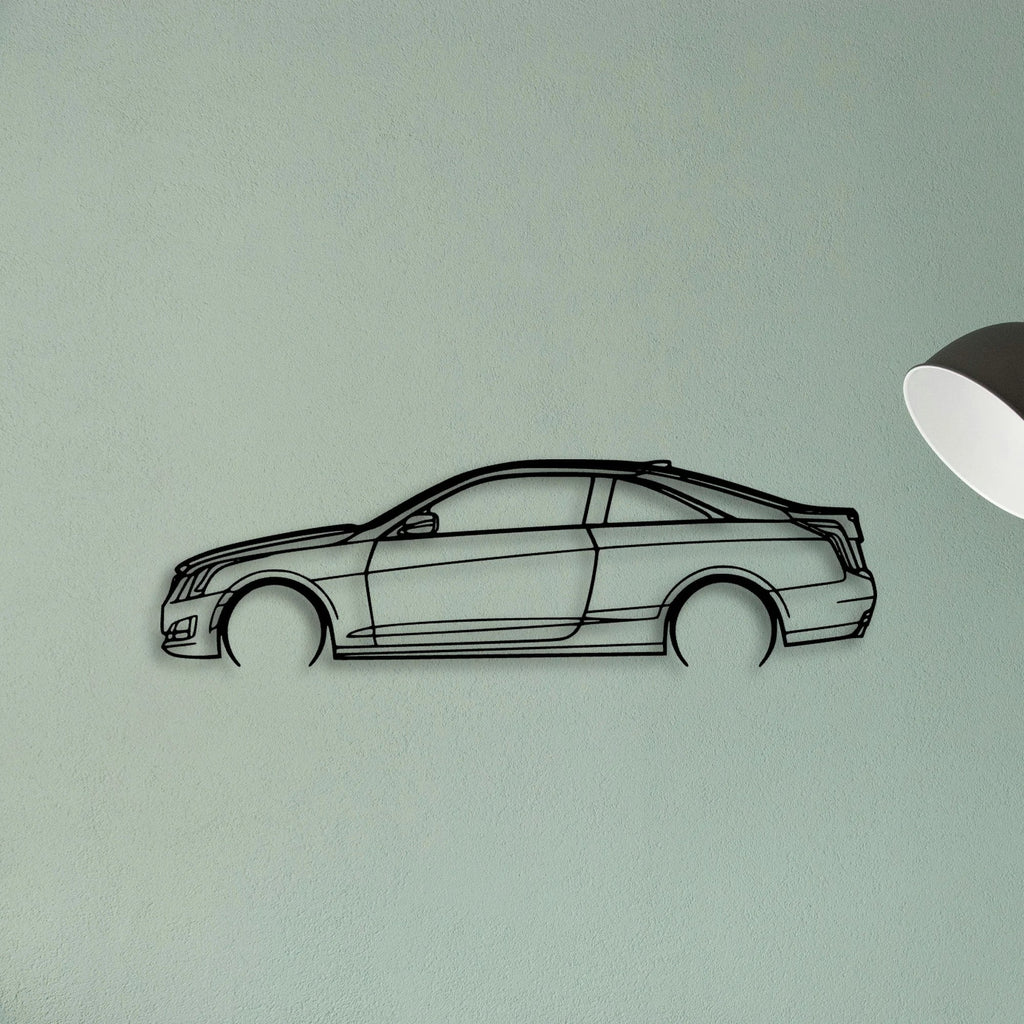 A Coupe 2015 Classic Silhouette Metal Wall Art - Tinvibe