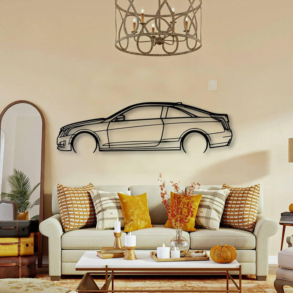 A Coupe 2015 Classic Silhouette Metal Wall Art - Tinvibe