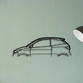 Aixam Coupe GTI Classic Silhouette Metal Wall Art - Tinvibe