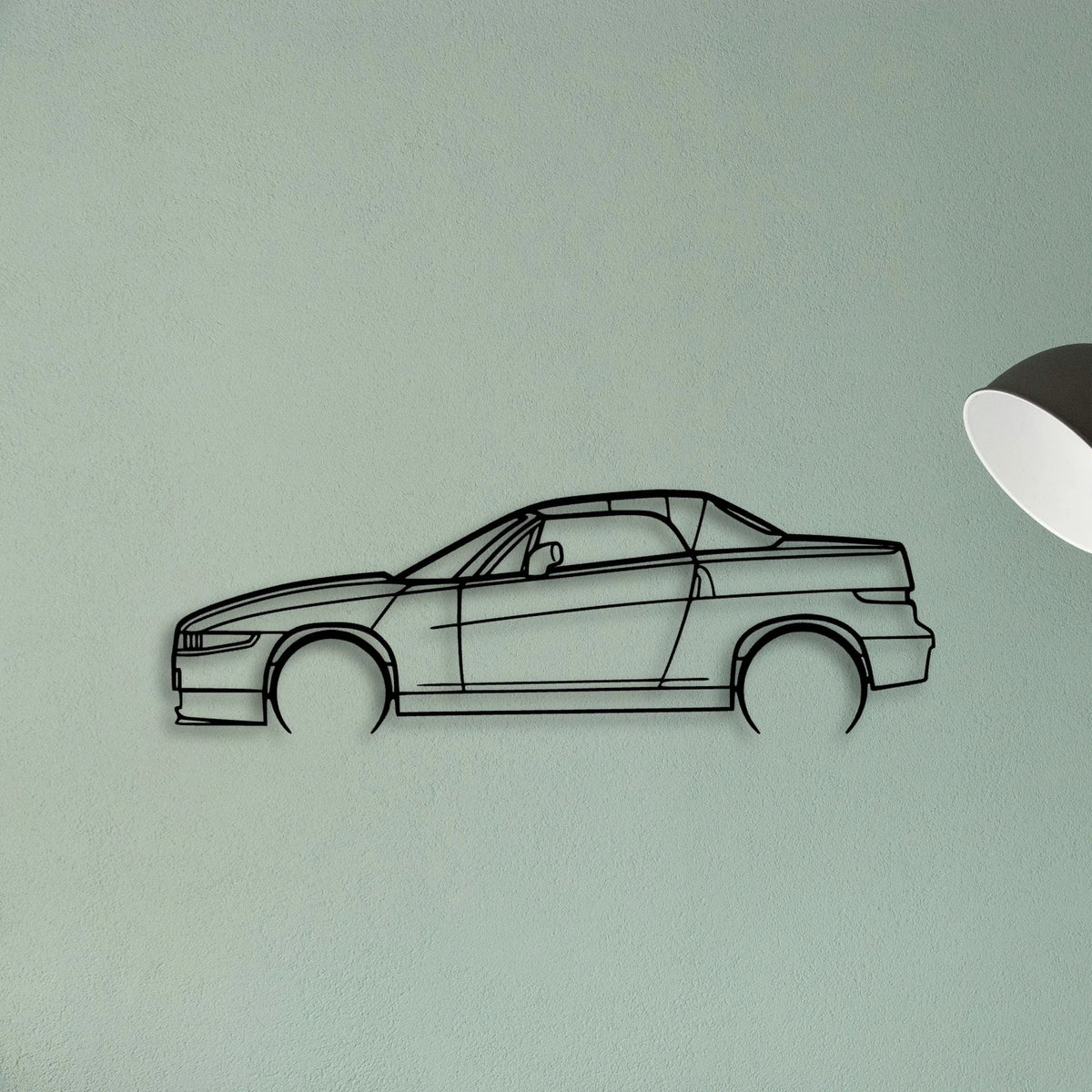 Alfa RZ Classic Silhouette Metal Wall Art - Tinvibe