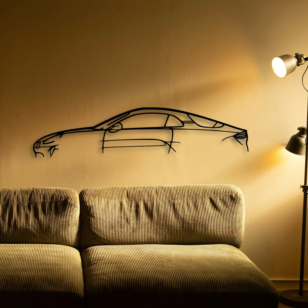 Alpine A110 Classic Silhouette Metal Wall Art - Tinvibe