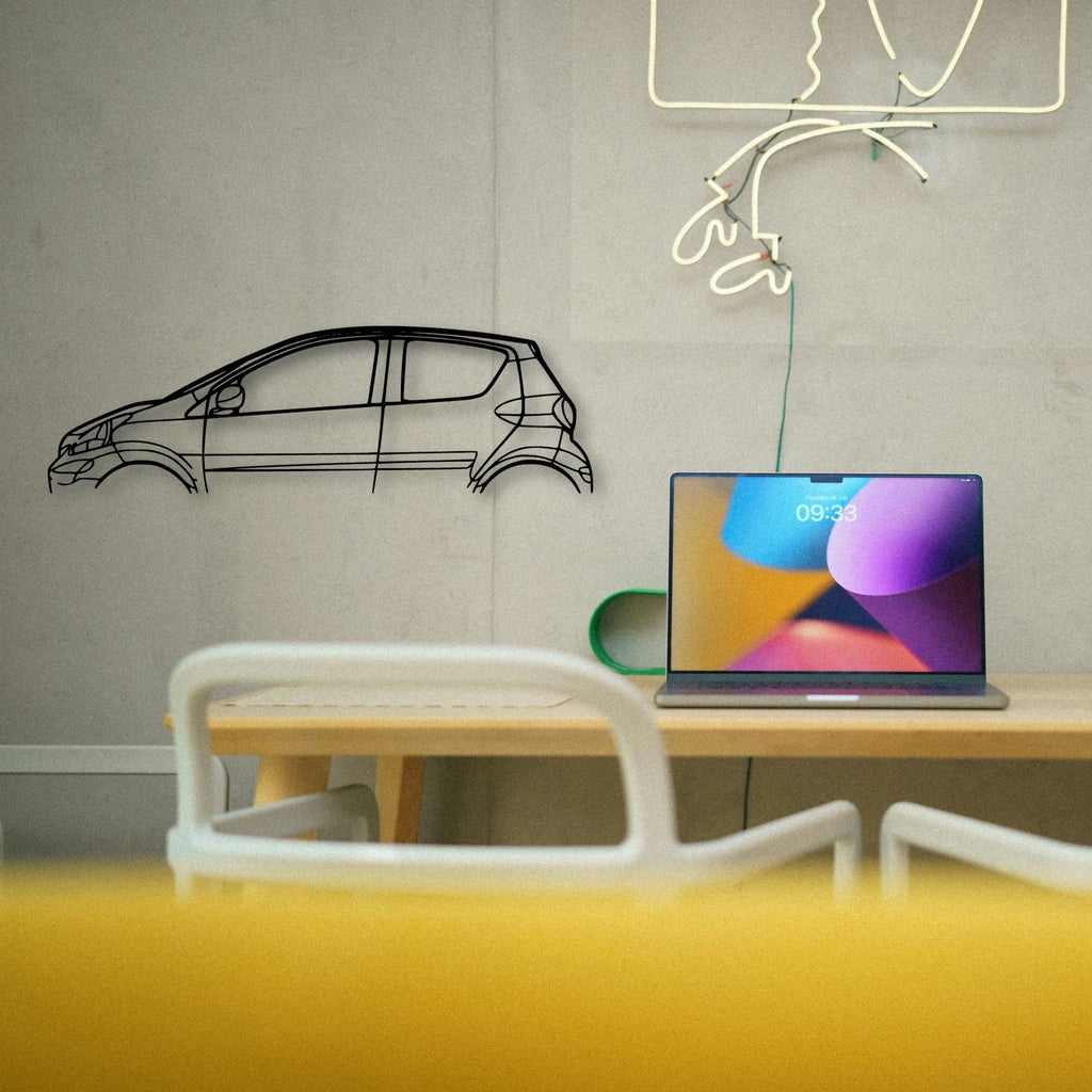 Aygo 2012 Classic Silhouette Metal Wall Art - Tinvibe